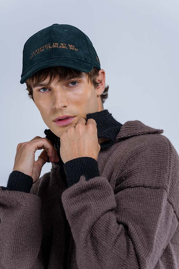 Double collar sweater