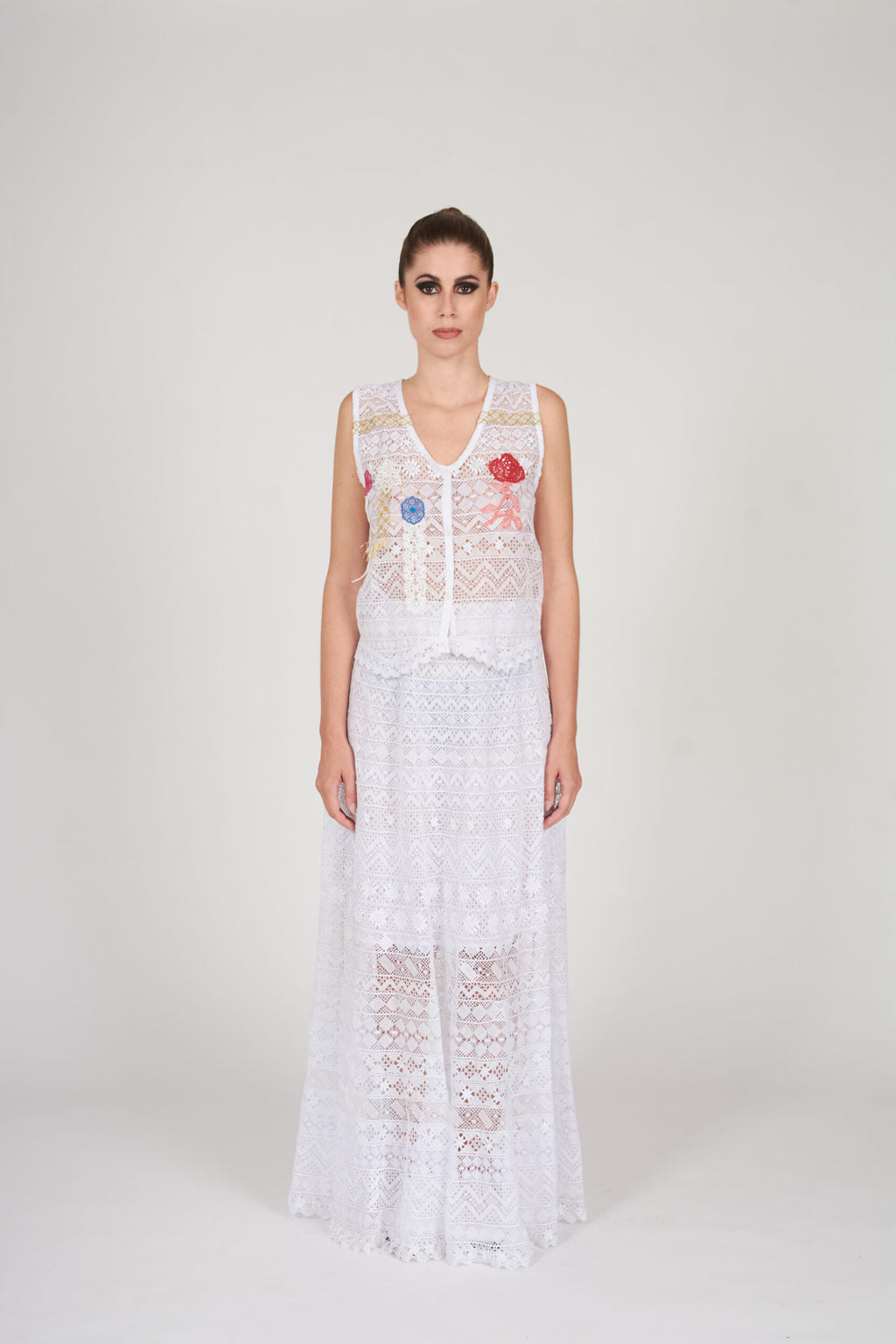 All over handmade lace skirt image 0