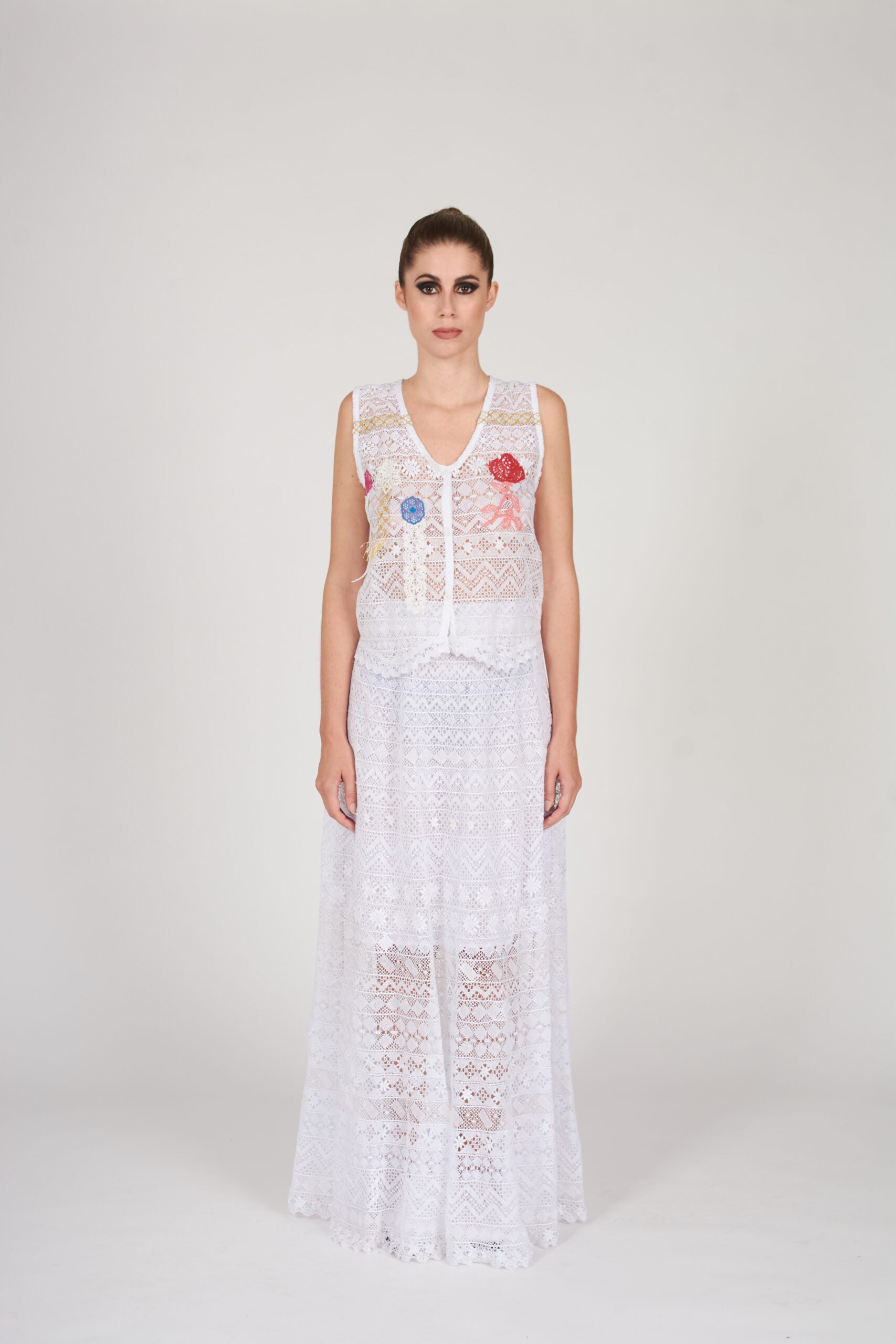 All over handmade lace skirt image 0