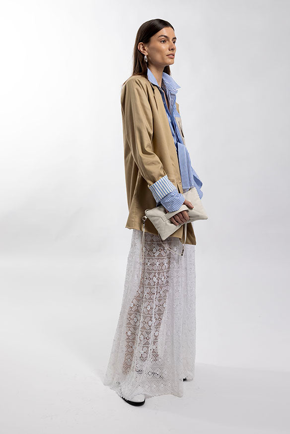 Gia blazer with contrast lining