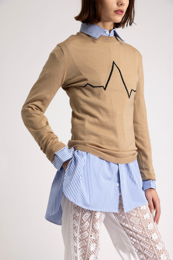 Merino wool ECG Sweater